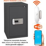 Kale Kk Eko 550 Elektronik Şifreli Çelik Kasa Büyük Boy Akıllı Para Evrak Kasası Alarmlı Kasa - Büyük Boy Çelik Kasa