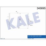 Kale Klima Radyatörü Ford Tourneo Custom / Transıt V363 2014- 2,2 717467 Al/Al