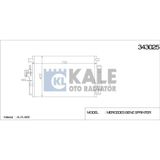 Kale Klima Radyatörü Mercedes Sprınter 06+ 216 / 224 / 210Cdı / 211 Cdı / 213 Cdı / 215 Cdı Al/Al