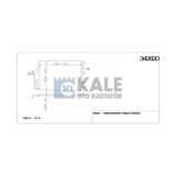 Kale Klima Radyatörü Renault Kangoo / Express 97+ 1.2 / 1.2 16V / 1.5 Dci / 1.6 16V / 1.9 Dci M () Al/Al