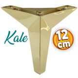 Kale Lüks Mobilya Kanepe Sehpa Tv Ünitesi Koltuk Ayağı 12 Cm Altın Gold Baza Ayakları