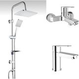Kale Mare Banyo Bataryası Lavabo Bataryası-Tema 53242 Duş Seti