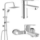 Kale Mare Banyo Lavabo Bataryası Tema 53260 Tepe Duş Seti