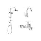 Kale Mare Banyo+döner Lavabo Ve Tema 53230 Tepe Duş Seti