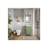 Kale Minimalist 50 cm Yeşil Banyo Dolabı