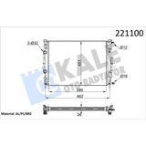 Kale Motor Su Radyatörü Renault Megane Iı 02 Scenıc 03 1.5-1.9dci/1.4-1.6-2.0 16V Ac Klimasız Mek 590X455X34 1 Sıra Alb