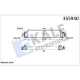 Kale Mtxdpn Intercooler Chevrolet Aveo 1.4 1.4turbo 11 64MM Al/brz 600X127X64 - Renault