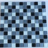 Kale Mutfak Tezgah Arası Kristal Cam Mozaik Kale 61SM3007 23X23 - Siyah