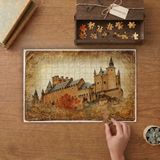 Kale Nostalji Resimler - Manzara Tasarımı 240 Parça Ahşap Puzzle Ahşap Kutuda MP01214