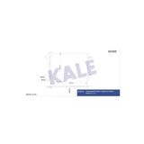 KALE OTO Radyatör 342305 Klima Radyatörü Passat B6 05- B7 10- Cc 08- 577X439X16