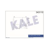 KALE OTO Radyatör 343110 Klima Radyatörü Yaris Daihatsu Charade Al-Al