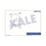 KALE OTO Radyatör 344775 Turbo Radyatörü Passat B5 00- 2.5 TDI