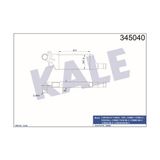 KALE OTO Radyatör 345040 Turbo Radyatörü Corsa C 00- 1.7 Dtı Combo 00- 1.7 Dtı 275X135X50