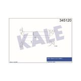 KALE OTO Radyatör 345120 Turbo Radyatörü CLIO II 01- 1.5 DCI CLIO Symbol