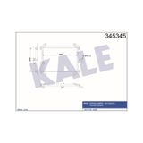 KALE OTO Radyatör 345345 Klima Radyatörü Ducato 94- / Boxer 94- / Jumper 94- 506X349X22