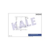KALE OTO Radyatör 345540 Klima Radyatörü Axor 02-