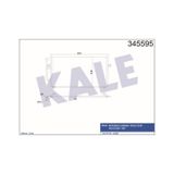 KALE OTO Radyatör 345595 Radyatör Klima Carisma 1.9 Dıd 00- Kurutucu Ile Mr146691
