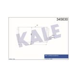 KALE OTO Radyatör 345630 Klima Radyatörü Blazer II 94- 2.2 4.3
