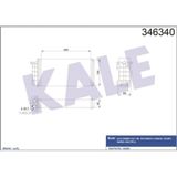 KALE OTO Radyatör 346340 Kalorifer Radyatörü Marea 96- Brava 95- Bravo I 95- / 145 94- 146 94- Mekanik
