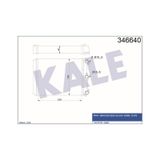 KALE OTO Radyatör 346640 Kalorifer Radyatörü Mercedes Benz Saloon Kombı Coupe Mekanik