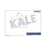 KALE OTO Radyatör 346660 Kalorifer Radyatörü Astra F 91- Vectra A 93- Vectra 88-95 Calıbra 90- Brazıng