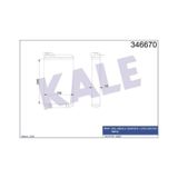 KALE OTO Radyatör 346670 Kalorifer Radyatörü Omega A 86-94 Senator B 87- Mekanik