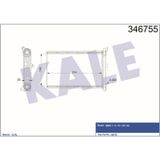 KALE OTO Radyatör 346755 Kalorifer Radyatörü Bmw 1 E81 Bmw 3 E90 Brazıng
