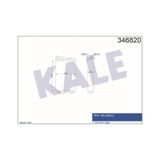 KALE OTO Radyatör 346820 Kalorifer Radyatörü Omega B 94- Mekanik