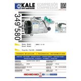 KALE OTO Radyatör 349580 Klima Kompresörü Bmw 1(E81)116İ-118İ-120İ-(E82)120İ-(E88)118İ-120İ-Bmw 3(E90)316İ-318İ-320İ(Cse613C)