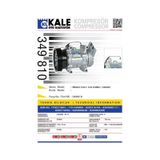 KALE OTO Radyatör 349810 Klima Kompresörü CLIO II 1.4-1.6 16V-1.5 DCI 01- Kng 1.4-1.6 16V-1.5 DCI 97- (120Mm)