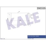 Kale Oto Radyatör 350335 Kondenser Al/Brz Iveco Stralıs-Trakker 650×440×16