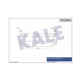 KALE OTO Radyatör 350965 Intercooler Al/Pl/Brz Fiat 500X-Jeep Renegade