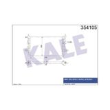 Kale Oto Radyatör 354105 Radyatör Opel Astra G