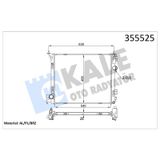KALE OTO Radyatör 355525 Radyatör Brazıng Nissan X-Traıl Radyatör