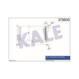 KALE OTO Radyatör 379800 Klima Radyatörü Sonata V Magentıs Al Al 693X341X16