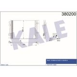 KALE OTO Radyatör 380200 Klima Radyatörü Accent Blue 1.4İ Rio III Al Al 530X371X16