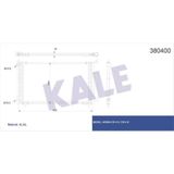 KALE OTO Radyatör 380400 Klima Radyatörü Crv II III Al Al 690X379X16