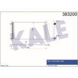 KALE OTO Radyatör 383200 Klima Radyatörü Auris Verso Al Al 604X390X16