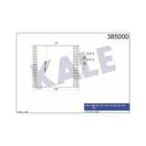 KALE OTO Radyatör 385000 Klima Radyatörü Bmw 5 E36 E39 95- 478X418X16