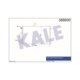KALE OTO Radyatör 388600 Klima Radyatörü Qashqai 2.0 07- Mr20De Alümınyum Al Al 622X378X16