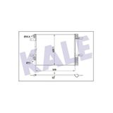 Kale Radyatör 355160 Klima Radyatörü Kondenser 12Mm 3008 5008 16- Citroen 1.5/1.6Hdı 38022528