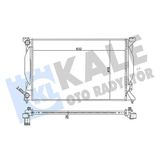 Kale Radyatör Audı A4 00-04 08 A6 01-05 Exeo 08 Al/pl/brz 632X408X26
