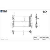 Kale Radyatör Fıat Lınea 1.4 Mpı 2 Sıra Al+Pl Sistem (Benzinli)