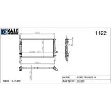 Kale Radyatör Ford Transıt Turbo (V347) Nac 1 Sıra Alüminyum Brazing Sistem
