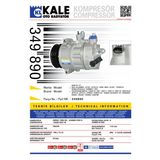 Kale Radyator Klıma Kompresoru Caddy Golf V Jetta Passat Tıguan Touran A3 Leon Octavıa 1.6 1.9 2.0 Tdı 1.6fsı - Tsı Caya Cayb Cayc Clna Caxa Cmsb - Kale 349890