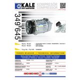 Kale Radyator Klıma Kompresoru Caddy Iıı Sharan Transporter V Multıvan V Ford Galaxy S - Kale 349645