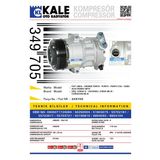 Kale Radyator Klıma Kompresoru Lınea Grande Punto Alfa Romeo Mıto Opel Corsa D 07-14 Z13dtj Z13d - Kale 349705