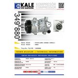 Kale Radyator Klıma Kompresoru Toyota Aurıs Corolla 1.6 2007-2012 Avensıs 2008-- [6pk V Kayıs Kasnagı] [120mm] - Kale 349880