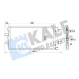 KALE RADYATÖR KLIMA RADYATORU BMW F40 F44 F45 F46 F48 F39 MINI COUNTRYMAN F60 64539271207