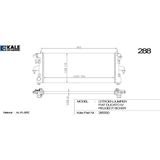 Kale Radyatör Peugeot Boxer/ Fıat Ducato/jumper 2.2 Hdı Karsan Jest 1 Sıra 26MM Alüminyum Brazing Sistem